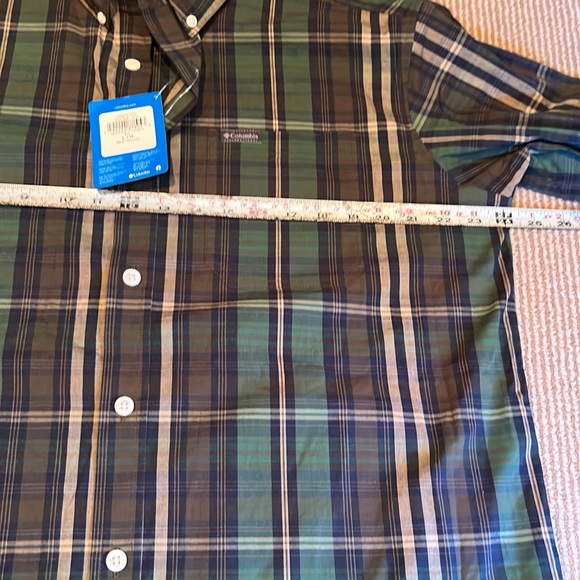NWT COLUMBIA rapid rivers ll plaid button down men’s large - Picture 4 of 9
